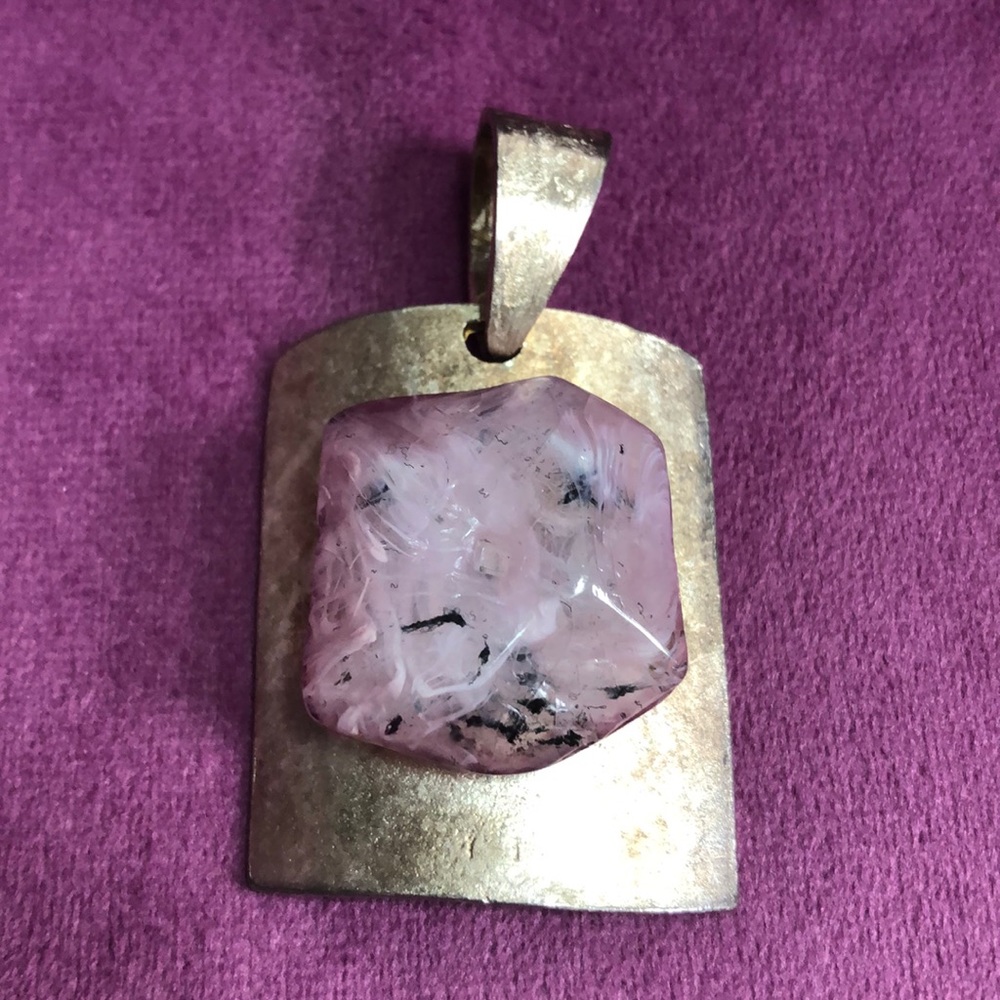 Delphine Nardin -Copper and Lusite Pendant